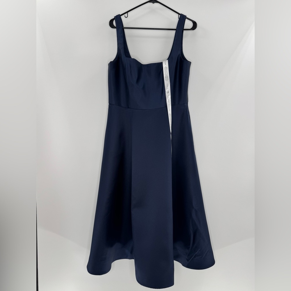 Dessy Collection Navy Midi Dress - Picture 5 of 13